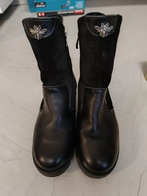 Damen Boots Stiefeletten Stiefel Winterstiefel Gefütterte Schuhe Gr. 36