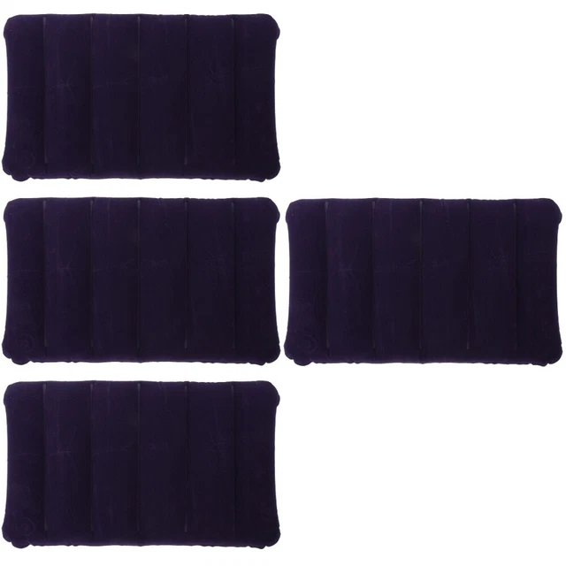 Set 4 Compressible Air Pillow Foot Travel Hiking Back Pack Neck Pain Pillow
