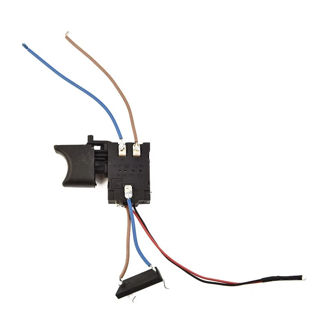 Convenient Electric Drill Switch Push Button Speed Control with Light Function