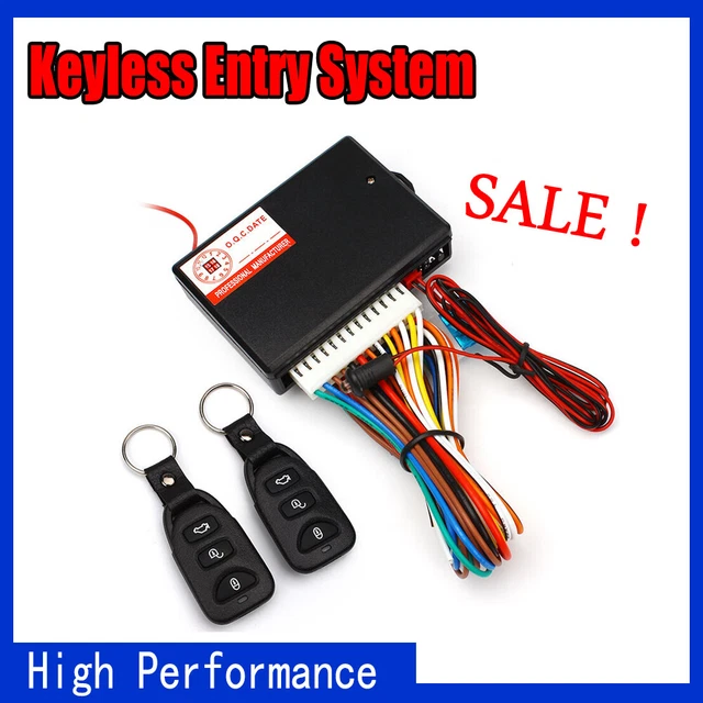 CAR Alarm Auto Remote Control Central Locking Door Lock Kit Keyless Entry System
