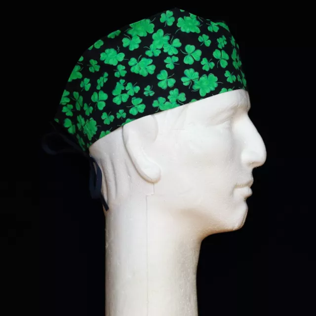 St. Patrick's Day Green Shamrocks Them Scrub Hat