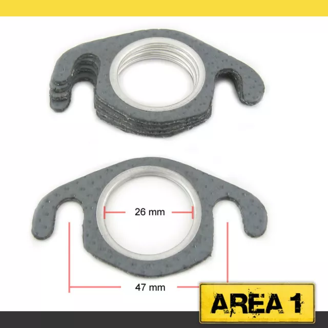 5x Auspuffdichtung Auspuff Krümmer Dichtung Aprilia Yamaha MBK Roller