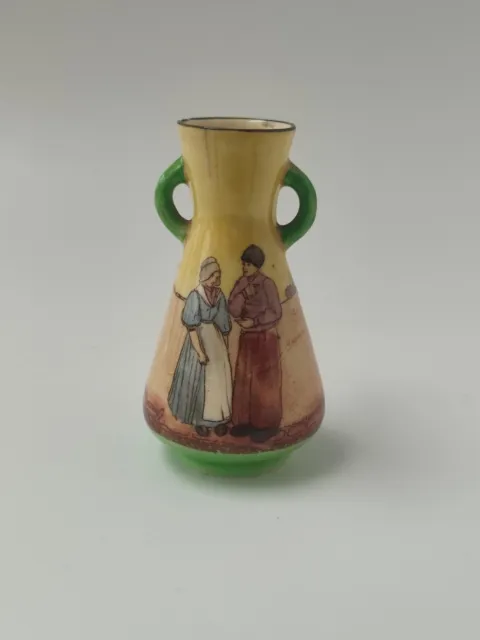 Vintage Royal Doulton ‘Dutch A Harlem’seriesware miniature Vase