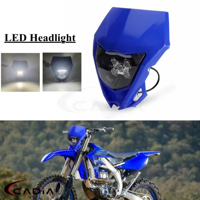 New Enduro LED Headlight Assembly For Yamaha WR450F WR250F YZ250 Supermoto Bike