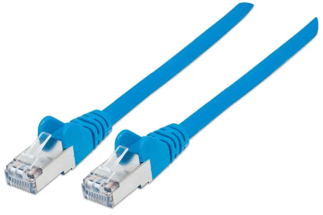 Intellinet Network Patch Cable, Cat6, 5m, Blue, Copper, S/FTP, LSOH / LSZH, PVC,