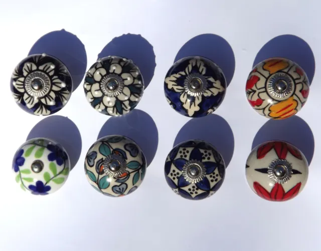 Choice of Styles Ceramic Knobs Handle for drawer door cupboard wardrobe cabinets