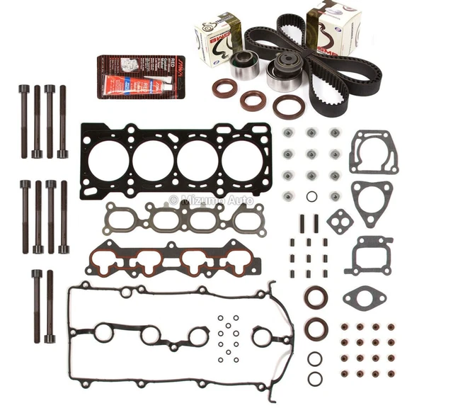 Evergreen MA-4216977297 Cylinder Head Gasket Set w Head Bolts Timing Belt Kit