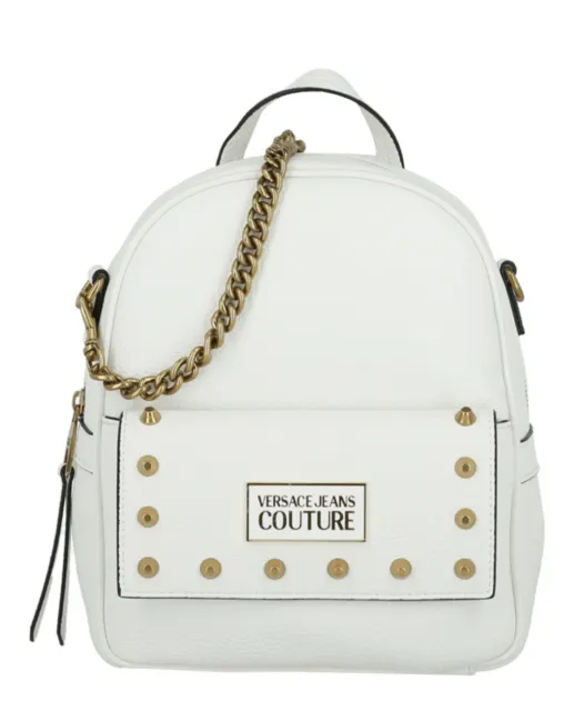 Versace Jeans Womens Logo-Plaque Detail Backpack