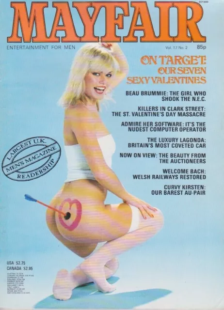 Mayfair Vol 17 No 2 (February 1982) - Vintage men's glamour magazine