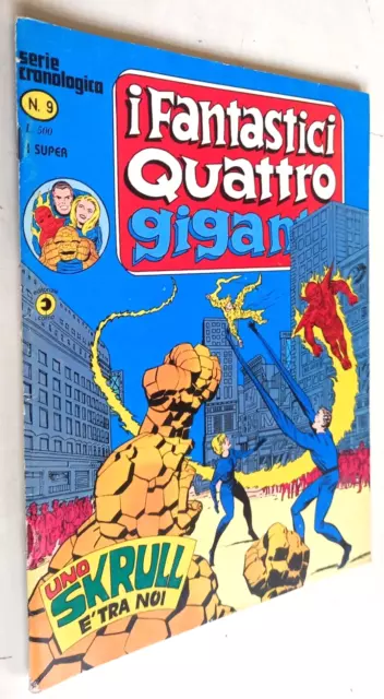 I FANTASTICI QUATTRO GIGANTE serie cronologica N. 9- 11/1978-Uno skrull..- Corno