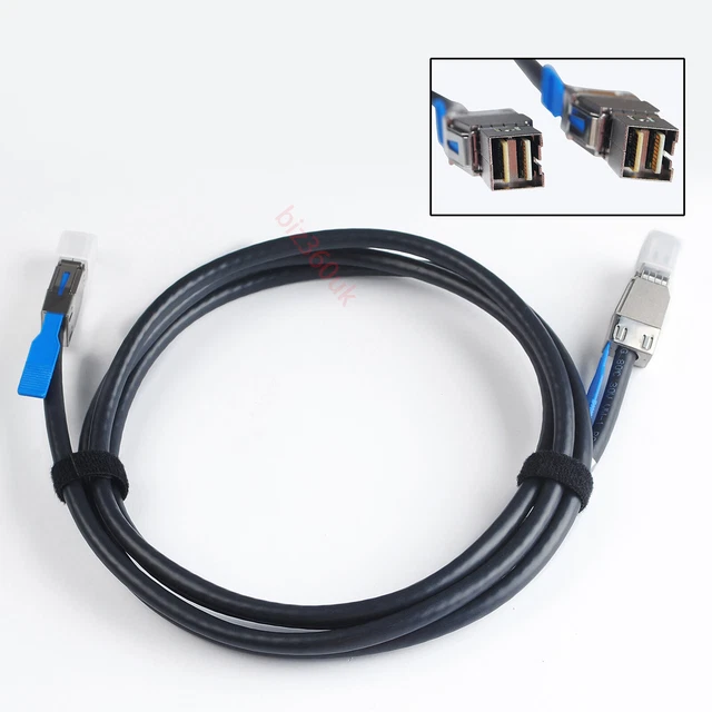 MINI SAS SFF8644 to SFF8644 HD External Data Cable 1M DELL NETAPP EMC