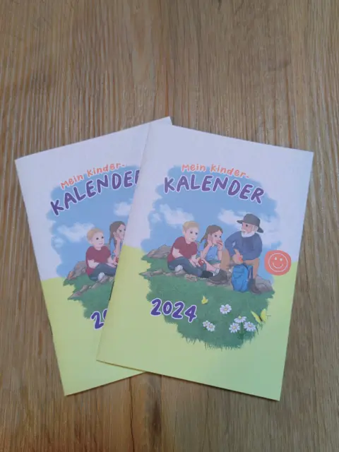 2 x Mein Kinder Kalender 2024 - Taschenkalender