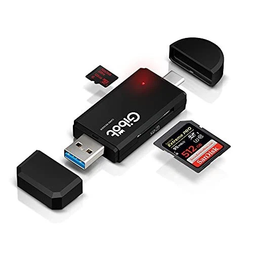 Gibot 3.0 USB Type C Lecteur de Carte SD Adaptateur USB 3.0 Lecteur de Carte ...