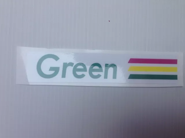 Stickers autocollants monogramme Peugeot 205 GREEN