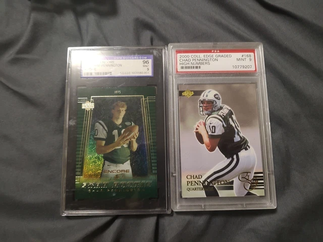 chad pennington Graded Card Lot Of 2