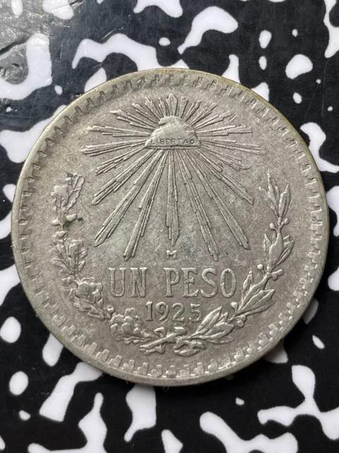 1925-Mo Mexico 1 Peso Lot#JP29 Silver!