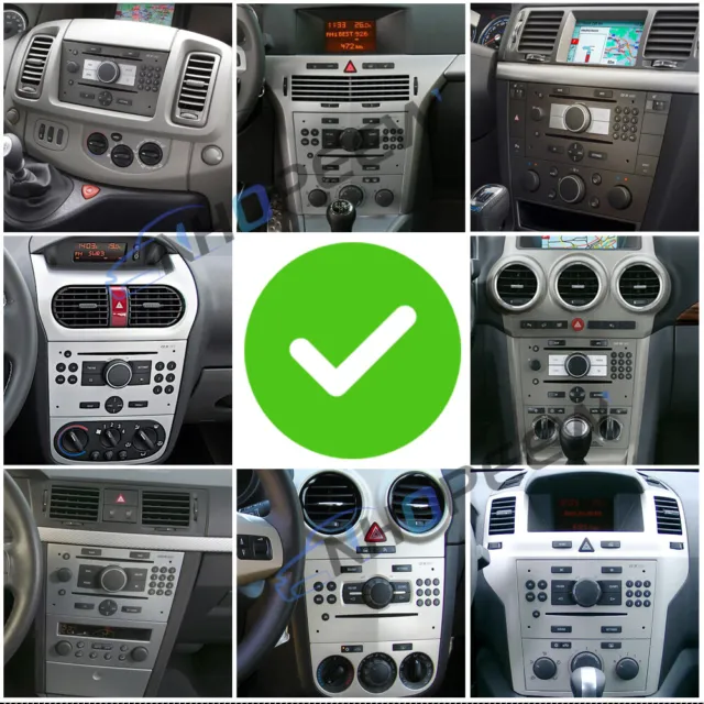 32GB Android13 GPS Navi Autoradio Für Opel Corsa C D Astra H Zafira Vectra RDS 2
