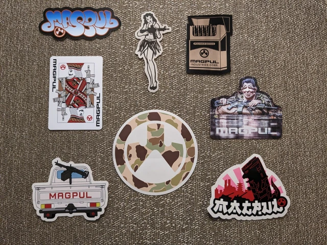 Magpul Industries Corp. Lot of 8 Stickers OEM Original