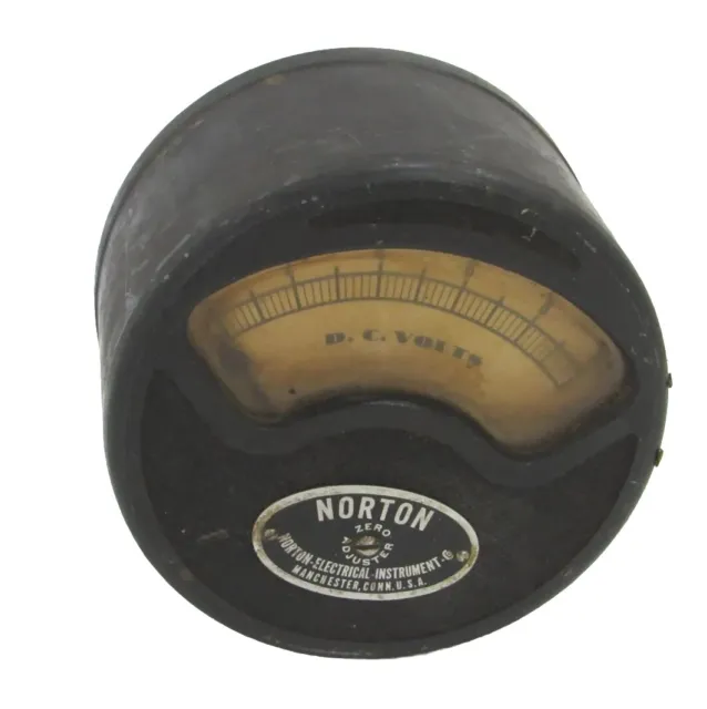 Norton Meter D.C. Voltmeter Electrical Instrument