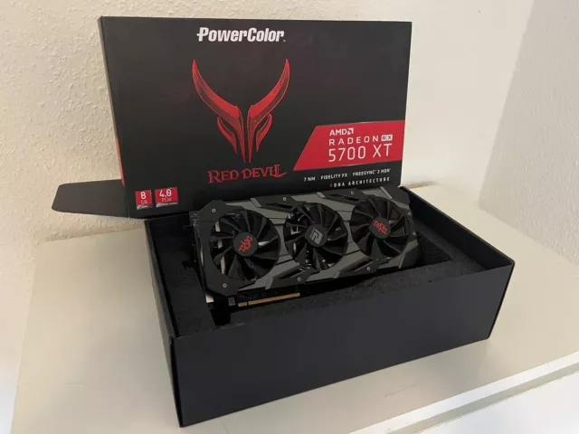 PowerColor Radeon RX 5700 XT Red Devil 8GB GDDR6 Gaming Grafikkarte GPU OVP