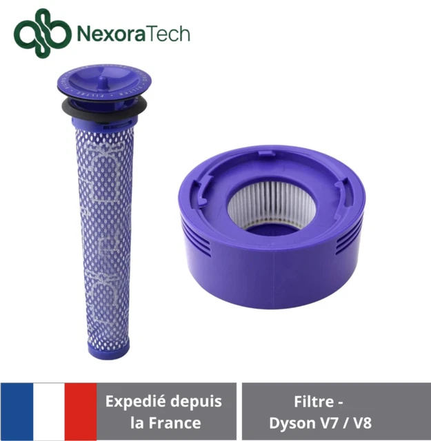 Lot De 2 Filtres + 2 Pré-filtres Pour Aspirateur Dyson V6 - Compatibles Absolute Animal Motorhead