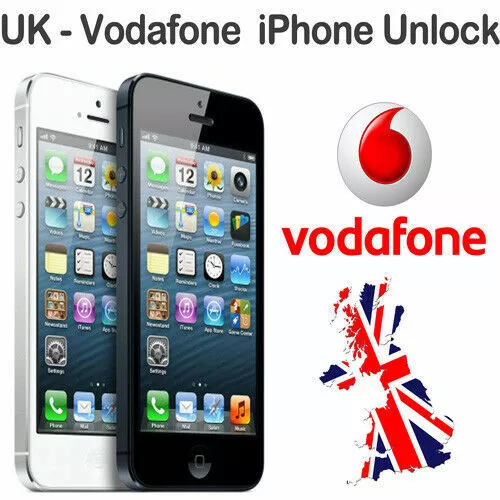 Vodafone UK Unlocking Service Unlock Apple iPhone 13 12 11 XS X SE XR 8 7 6s 6 5