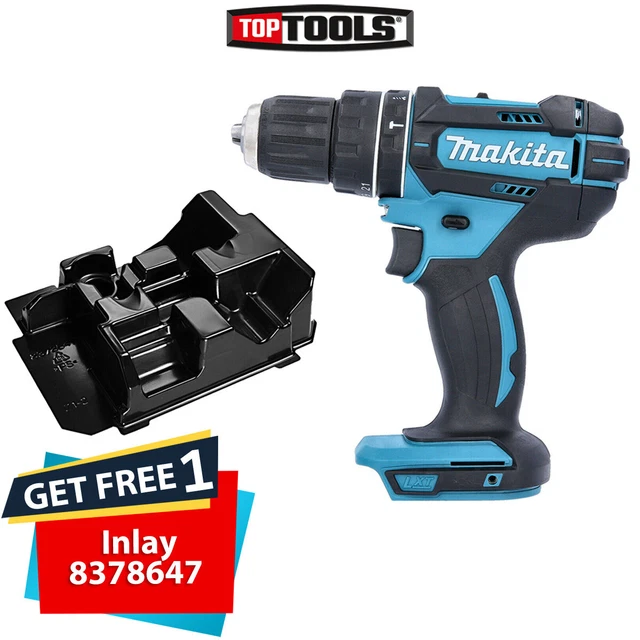 MAKITA DHP482 18V LXT Cordless 2 Speed Combi Drill With Free