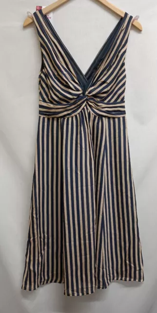 Ted baker blue deals and white striped dress