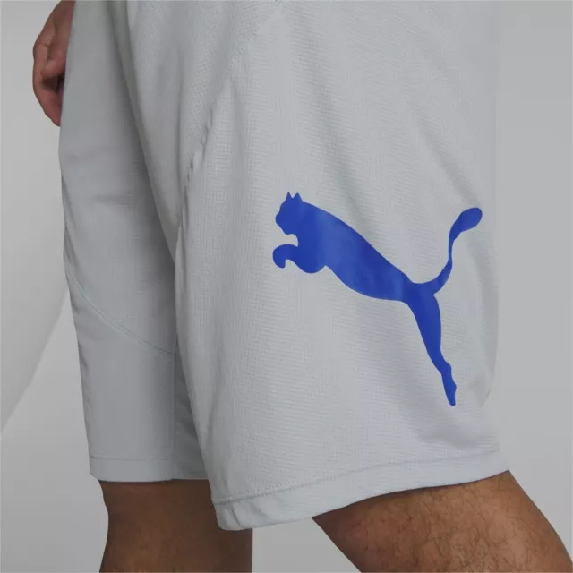 PUMA MEN'S 10& Moisture Wicking Training Cat Shorts in Grey LARGE $28. ...
