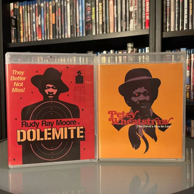 DOLEMITE / PETEY WHEATSTRAW Vinegar Syndrome Blu-Ray DVD Combo, Rudy Ray Moore