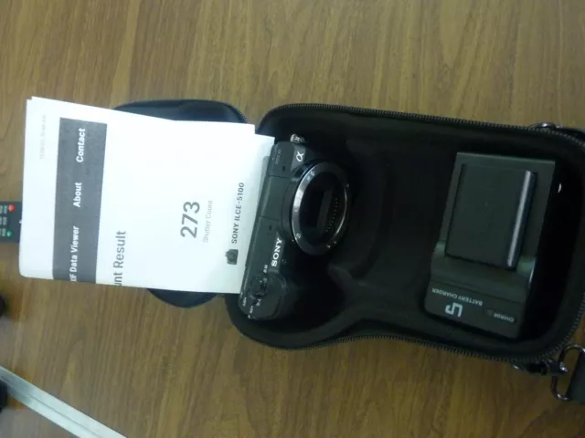 MINT Sony Alpha A5100 24.3MP Digital Camera  Black (Body Only) Shutter count 720