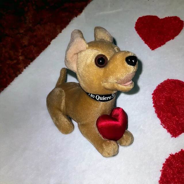 Plush Chihuahua Puppy Dog Plush Doll Yo Quiero Taco Bell Dog Lover Vintage Growl