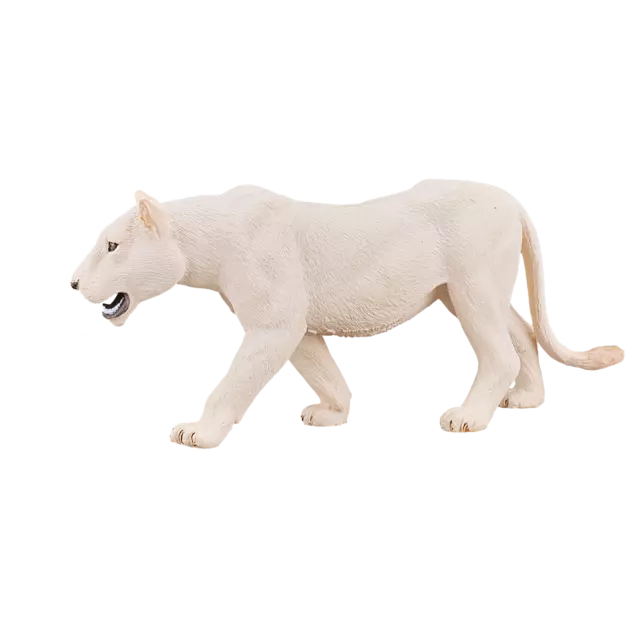 Mojo WHITE LIONESS Wild zoo animals play model figure toys plastic forest jungle