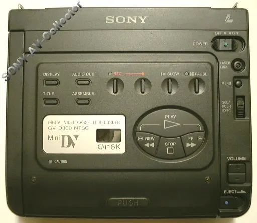 SONY GV-DV300E  Enregistreur cassette mini DV portable +