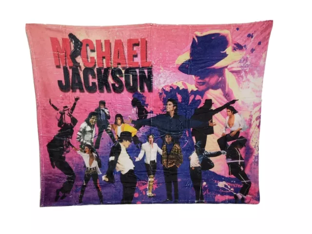 Michael Jackson Size 40" x 50" Soft Fleece Throw winter blanket New