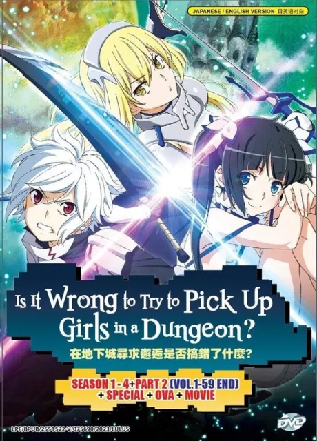 DVD Anime Is It Wrong To Try To Pick Up Girls In A Dungeon? Season