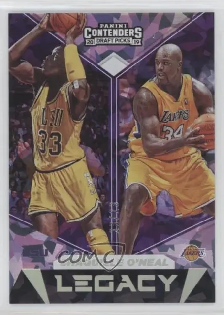 2019 Panini Contenders Draft Picks Legacy Cracked Ice /23 Shaquille O'Neal HOF