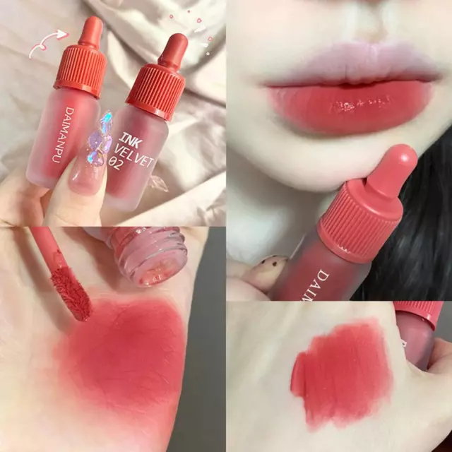 6 Colors Ink Velvet Matte Dyeing Lip Gloss Moisturizer Non-Stick Cup Lipstick