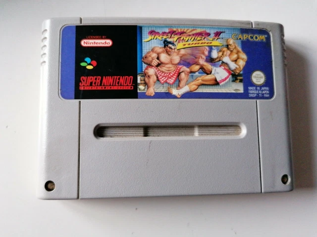 Jeu Super Nintendo Street Fighter II Turbo Cartouche Seule FAH
