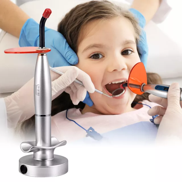 Dental Dentist LED Curing Light Lamp Wireless Cordless Resin Cure 5W 1500MW USA