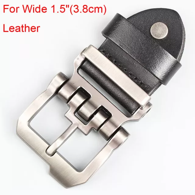 Designer Belt Alloy Mens Belt Buckle Pin Buckle for Wide 1.5"(3.8cm) Leather