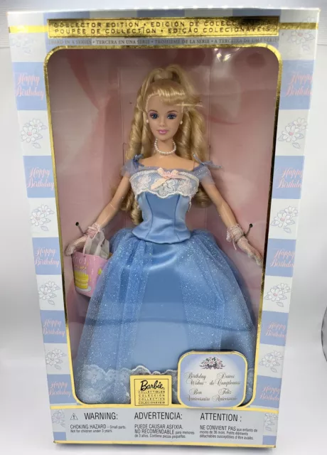 Barbie Birthday Wishes Doll Collector Edition 2001 New In Box Mattel (2000)