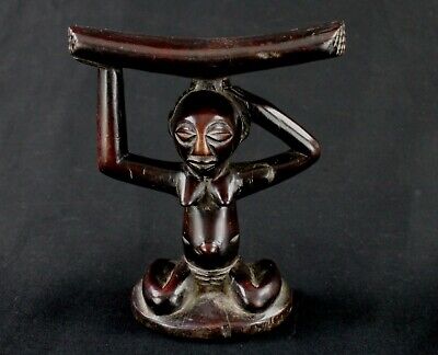 Art African Arts Tribal - Backing Nape IN Caryatids Or Caryatids Luba 17,5 CMS 2
