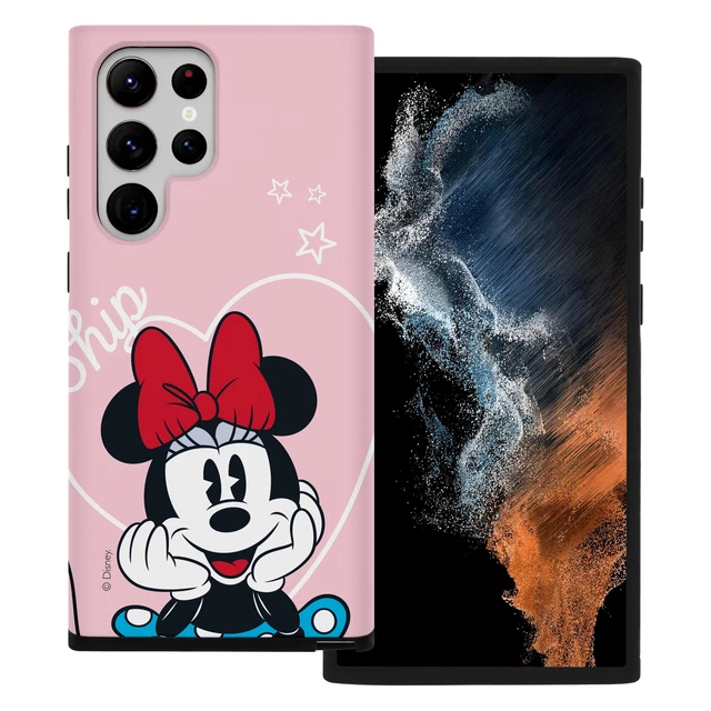 Disney Galaxy S22 Ultra Hybrid Bumper Case - Love Minnie Mouse