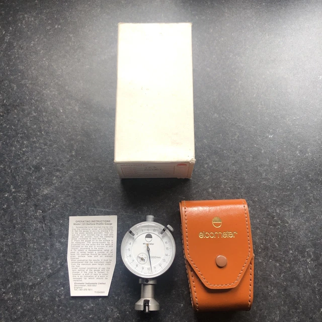 ELCOMETER 123 SURFACE Profile Gauge £100.00 - PicClick UK