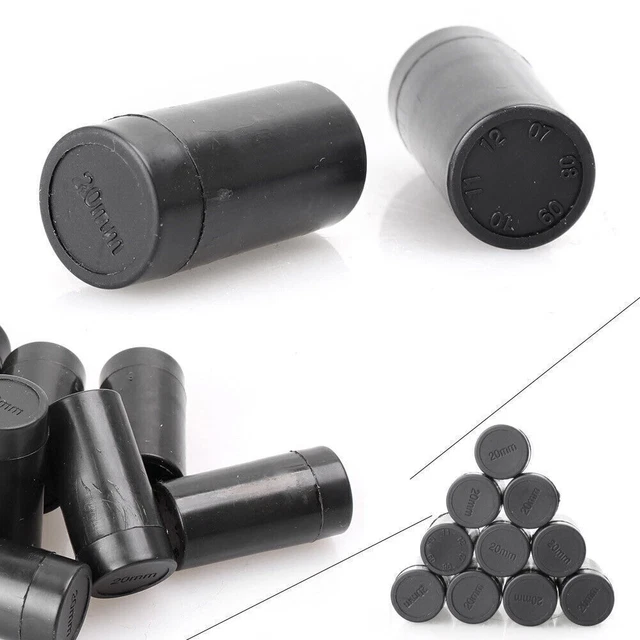 10X Refill Ink Rolls Ink Cartridge 20mm Black Fit MX5500 Price Tag Gun GL
