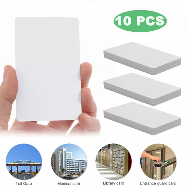 10 Pcs NTAG215 Blank NFC Cards Tags NTAG 215 Fit For TagMo Waterproof RFID PVC