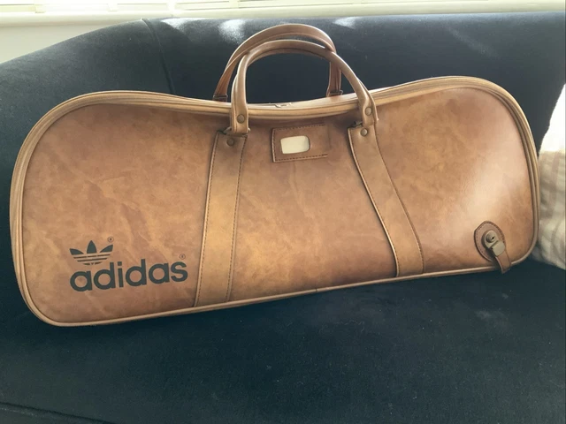 【超美品】adidas 80s Peter Black 英国製 バッグ ブラウン アディダス PETER BLACK (ピーターブラック)社製 稀少ロゴタイプ
