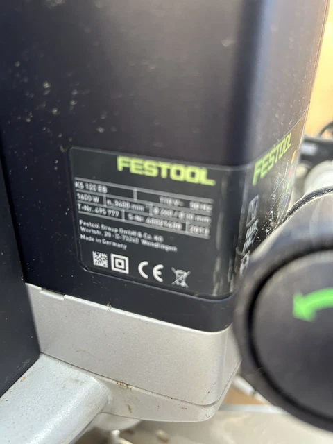 FESTOOL KAPEX KS 120 EB 110V Sliding Compound Mitre Saw £700.00 ...