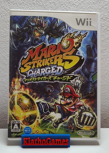 Wii - Mario Strikers Charged Football - (OVP, mit Anl.)  Import NTSC-J C7333